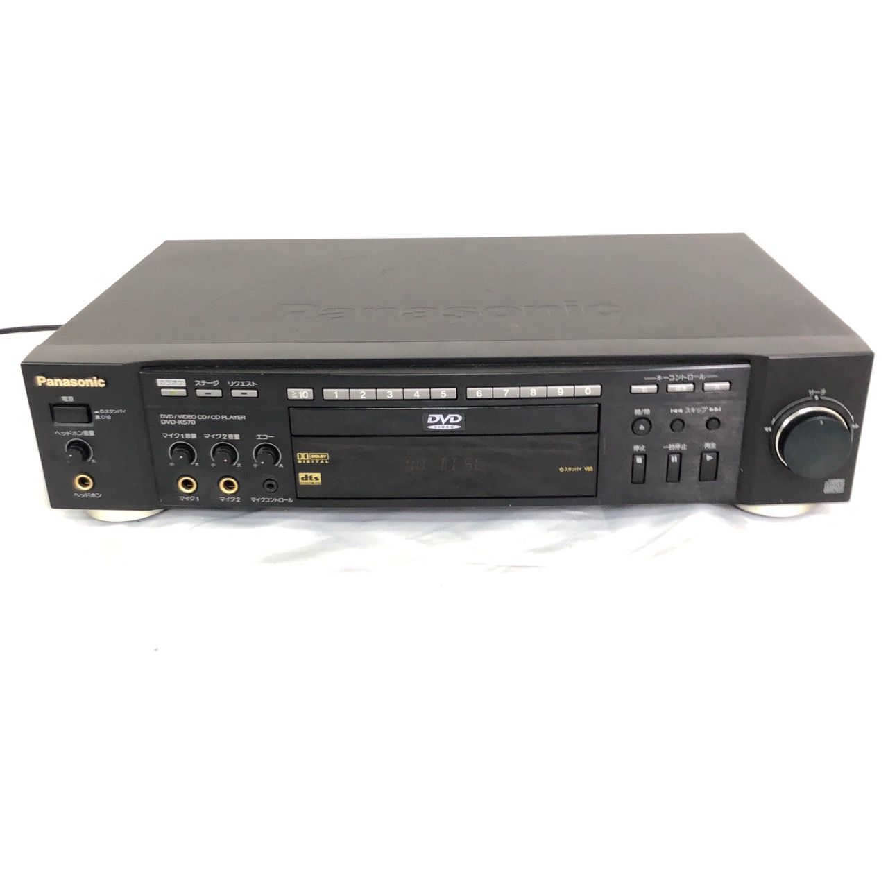 Panasonic/パナソニック DVD-K570 DVD/ビデオCD/CDプレーヤー カラオケ
