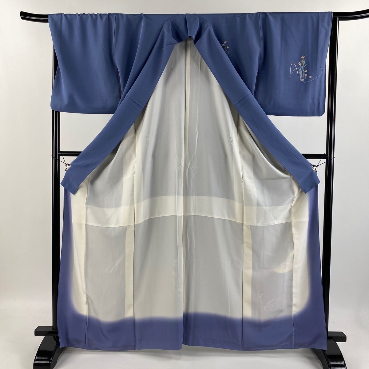 ルネ / フリル襟 リブニット 長袖 ピンク 34 パールボタン 通勤