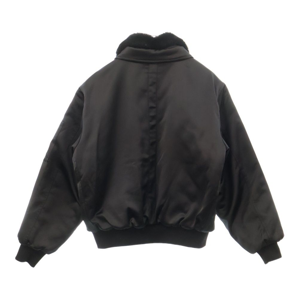 ELVIRA (エルビラ) 18AW SATIN B-10 JACKET ファー付き サテン ジップ 