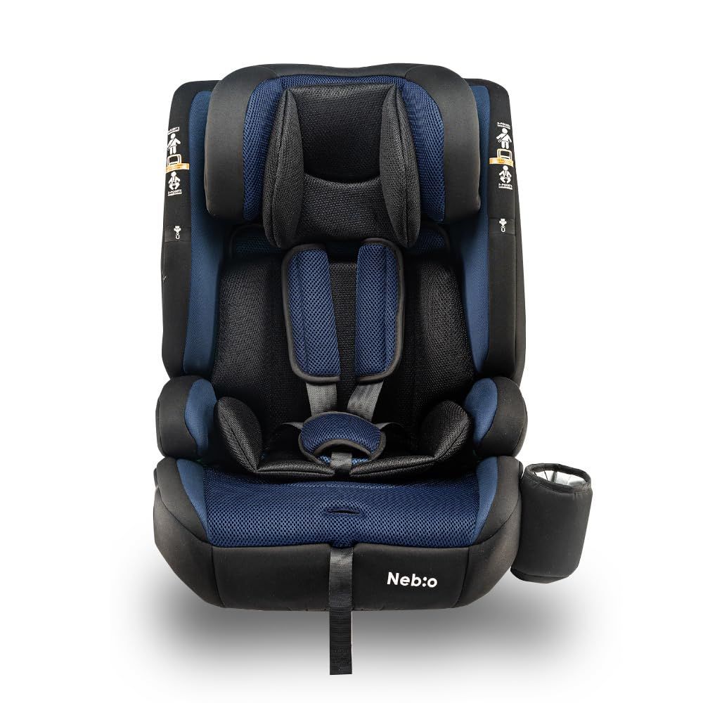 ネビオ R129適合|ISOFIX固定 1歳から12歳 ロングユース 保温保冷ドリンクホルダー付き ジュニアシート Nebio 長く使える 洗える 取付簡単 3way ポップピットG PoPPitG
