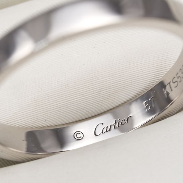 カルティエ エングレーブドリング 2P カルティエ リング Cドゥ