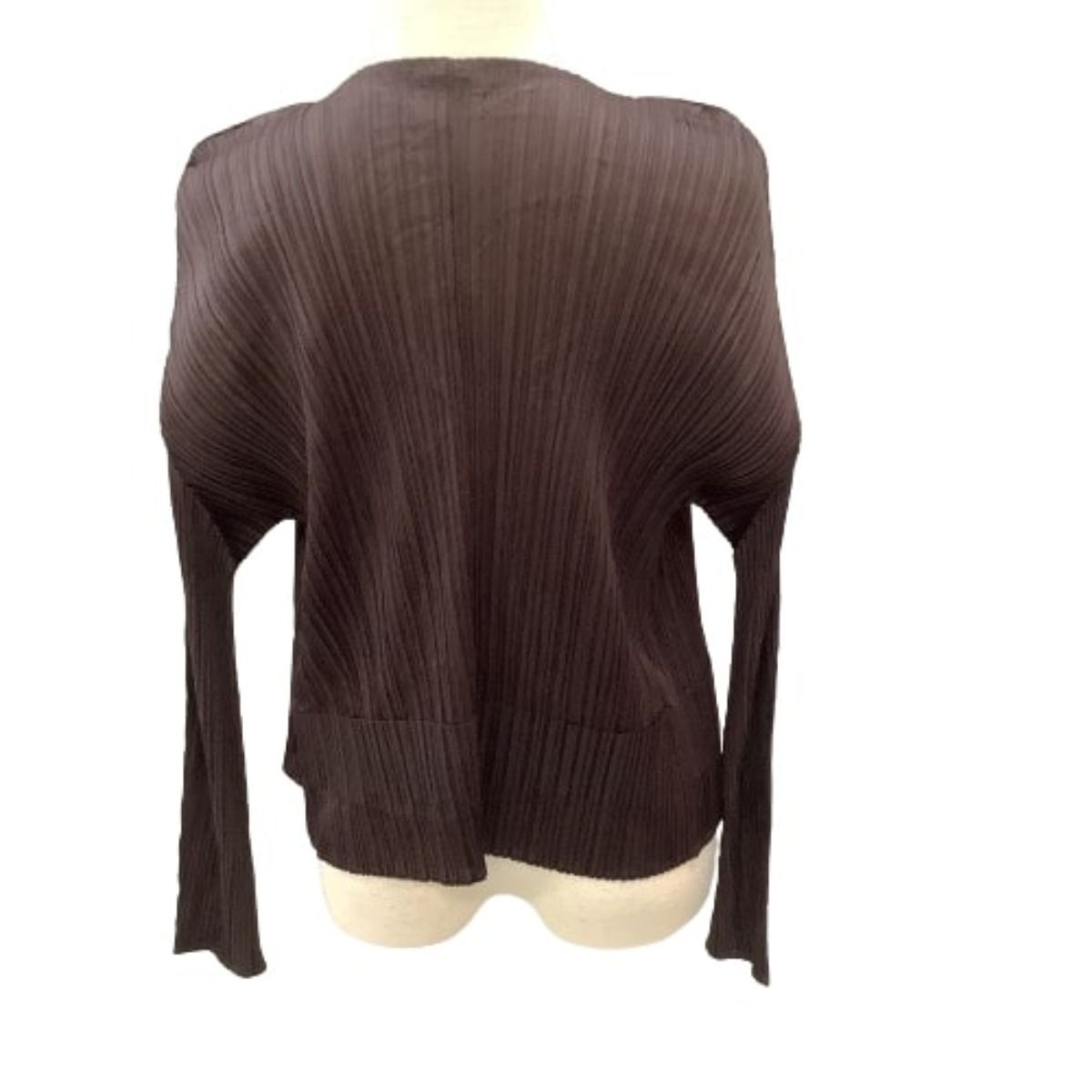 ♪♪ISSEY MIYAKE イッセイミヤケ PLATS PLEASE カーディガン 切り返し  