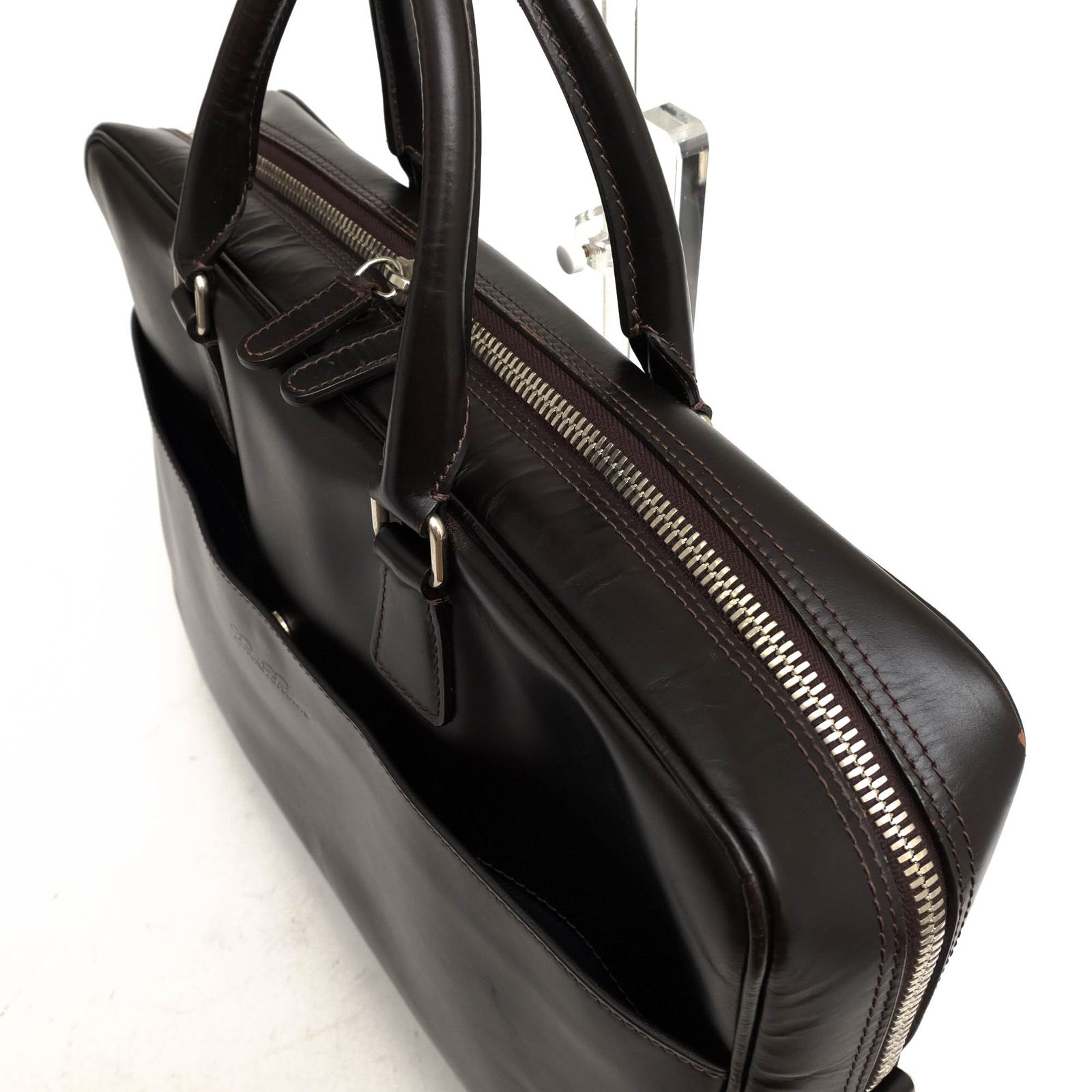 ブルックスブラザーズ レザーブリーフケース ビジネスバッグ メンズ