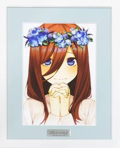 中古】原画イラストボード 付属品付)五等分の花嫁 A5キャラ 中古】原画イラストボード 付属品付)五等分の花嫁 A5キャラ