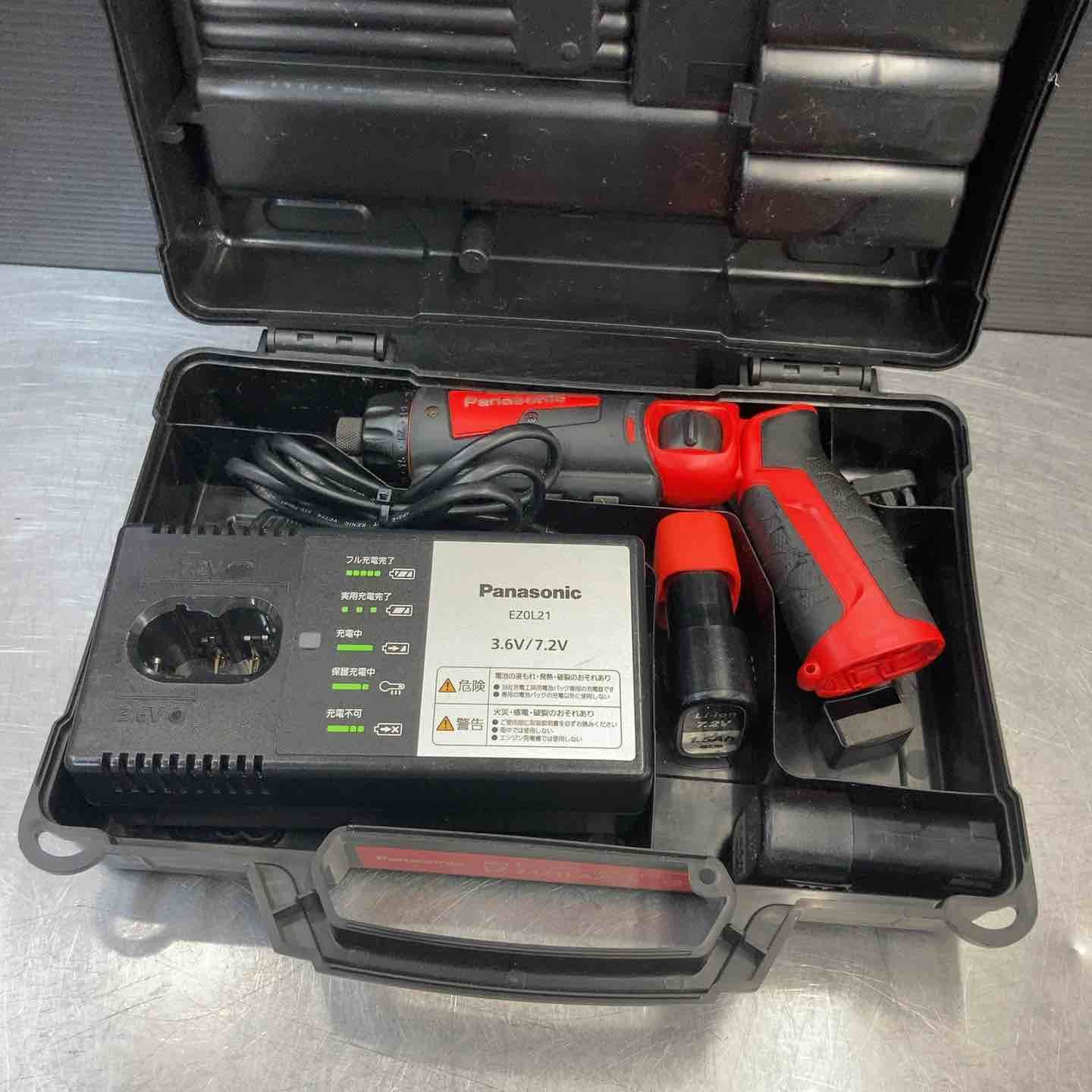 品 パナソニック Panasonic 7.2Vコードレスペンスティック ドリルドライバー EZ7421LA2S-R フルセット 東大和店