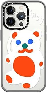 CASETiFY コンパクト iPhone 14 Pro ケース MIL規格準拠 2x MIL-STD-810G |1.2mからの落下テストをクリア|MagSafe に対応 - Baby Bear by Katie Benn - Matte Grey