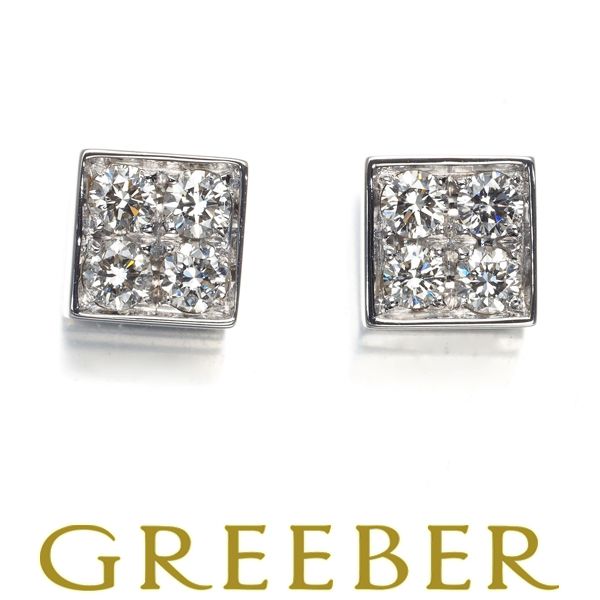 ブルガリ ピアス ダイヤ ダイヤモンド ルチア K18WG #164479 - メルカリ 