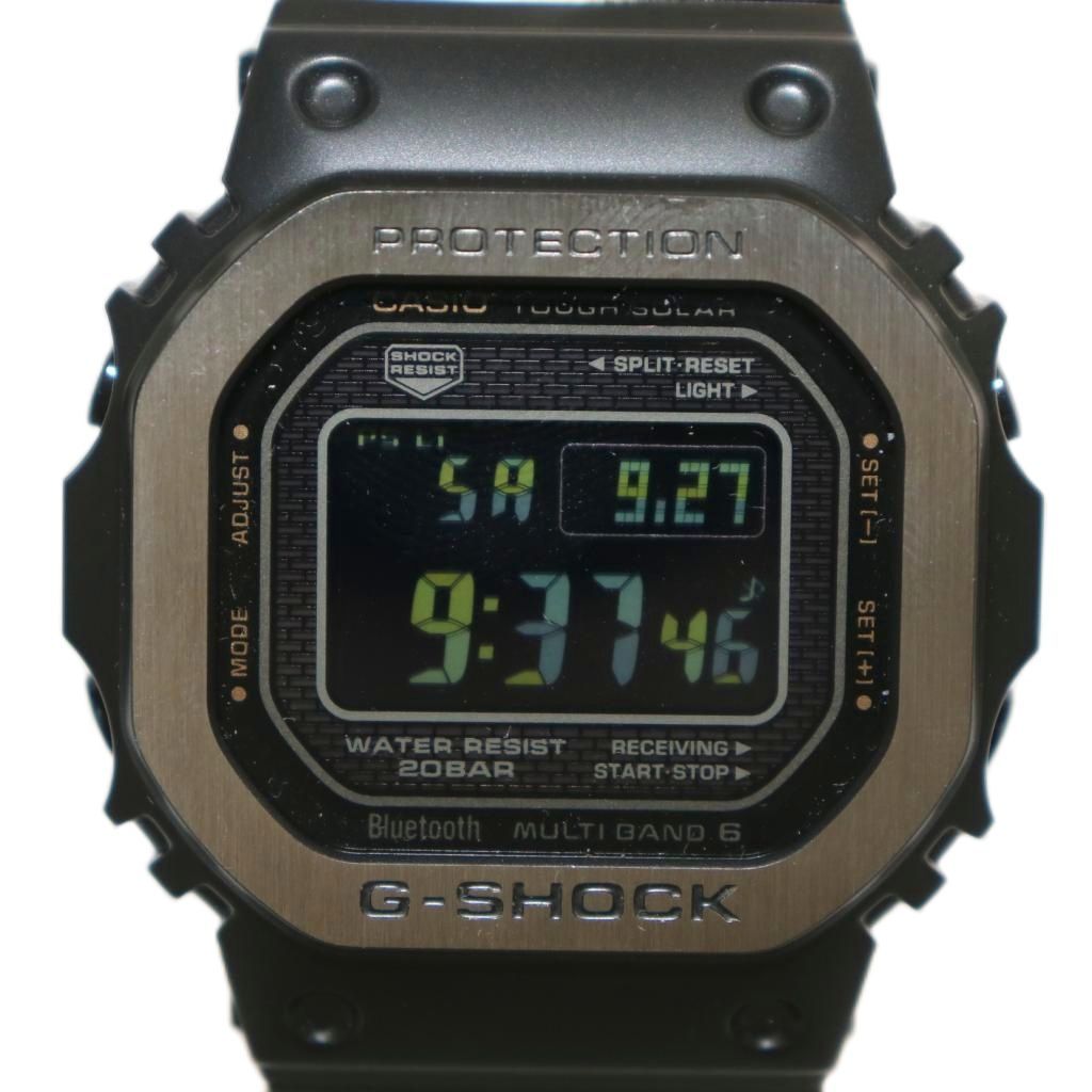 カシオジーショック CASIO G-SHOCK FULL METAL 腕時計 ウォッチ タフソーラー デジタル ステンレス デイト 黒 ブラック GMW-B5000MB-1JF XZ