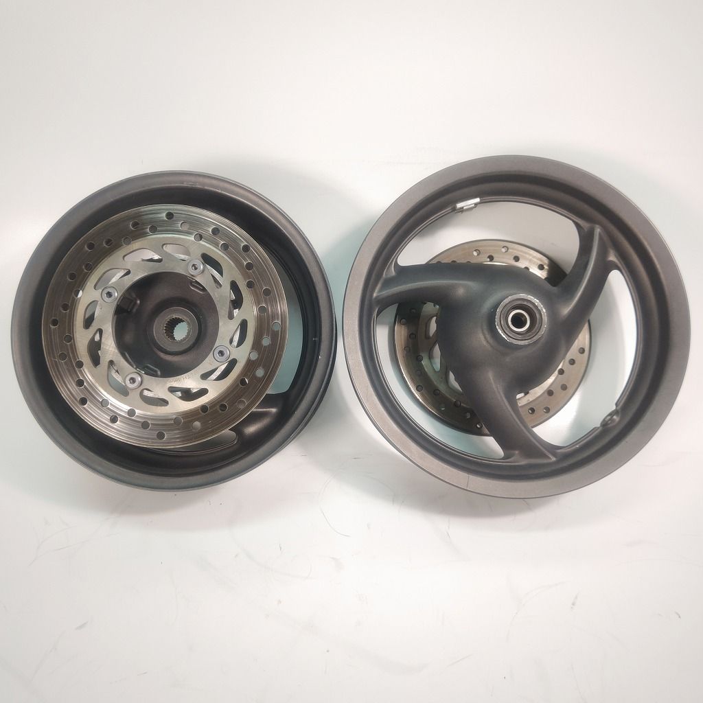 ホンダ フォルツァZ MF08 純正 ホイール 前後 13-2.75 12-3.50 ブレーキディスク付き 傷少 目視で曲がり無し