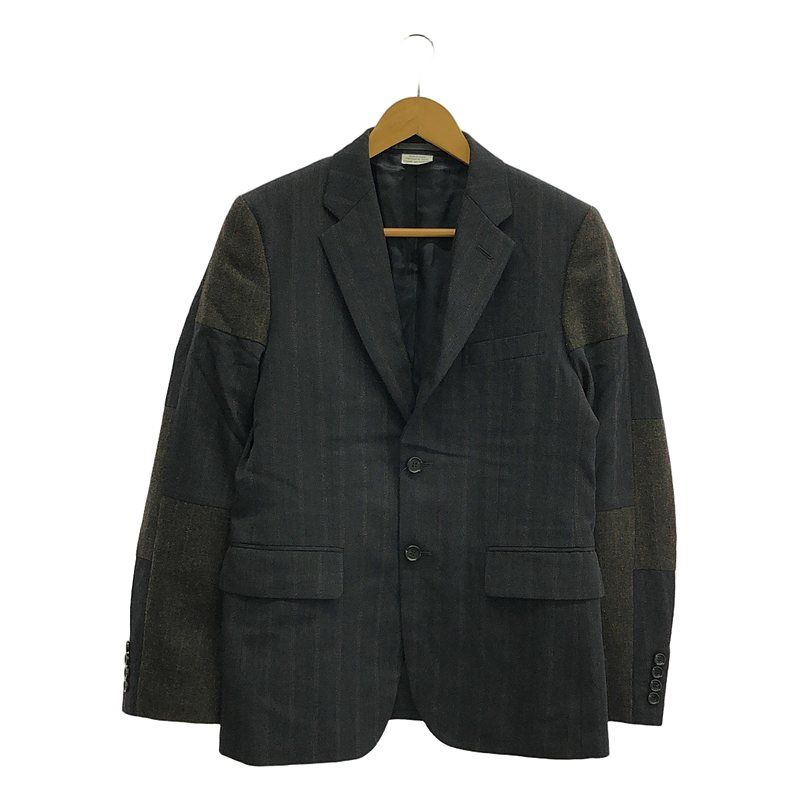 コムデギャルソンオムドゥ テーラードジャケット AD2024 パッチワーク 2B コムデギャルソンオムドゥ テーラードジャケット AD2024 パッチワーク