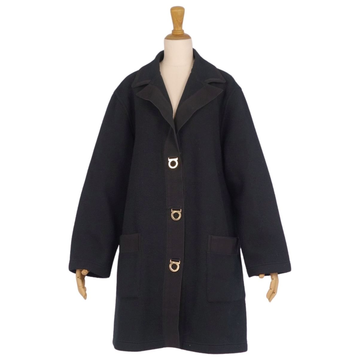 美品 サルヴァトーレ フェラガモ Salvatore Ferragamo コート - メルカリ