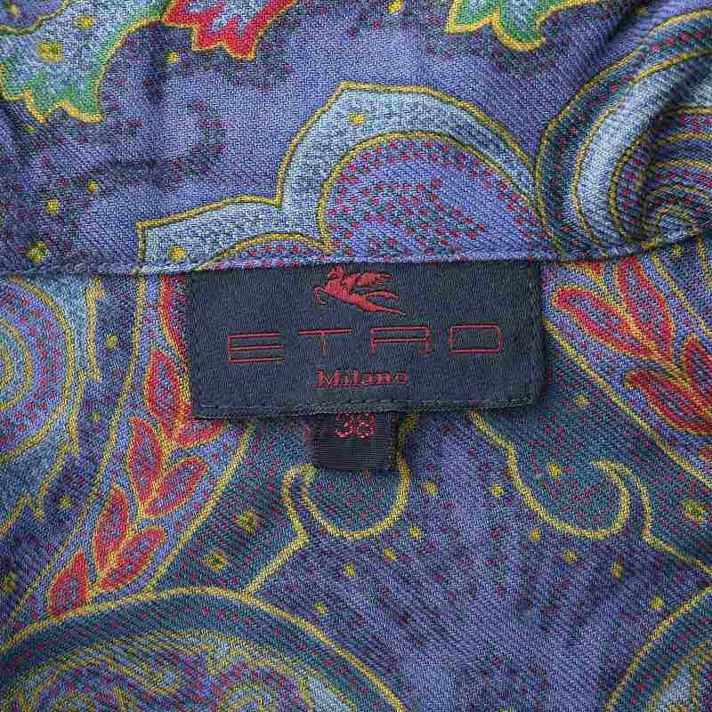 エトロ ETRO イタリア製 プルオーバー シャツワンピース 長袖