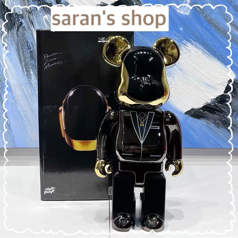 ベアブリック BE@RBRICK 400% 28センチ DAFT PUNK 金色 - メルカリ