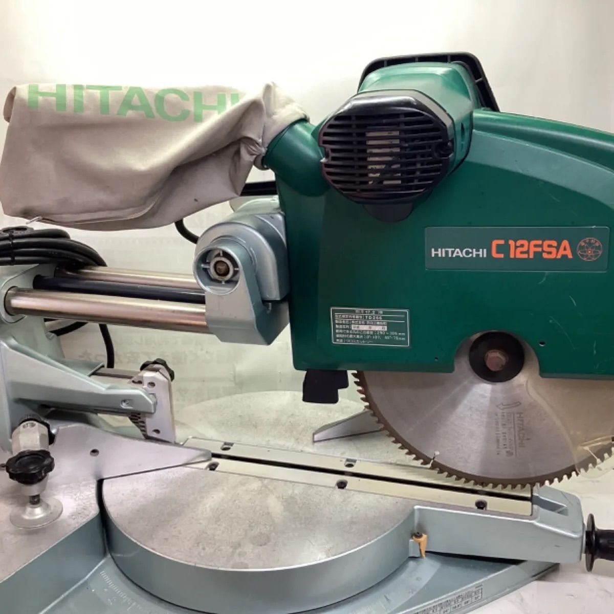 美品 HITACHI 日立 スライド丸ノコ C12FS 電動工具 DIY