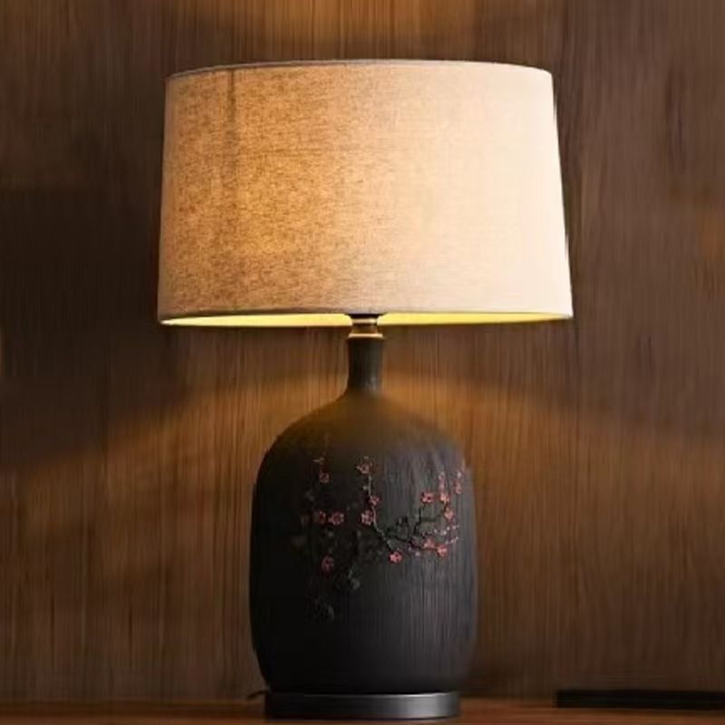 ワビサビ 陶器 灯具 テーブルライト 和風 レトロ モダン デザインランプ 民宿 ホテル 客室 リビング 寝室 ベッドサイド フロアランプ 雰囲気照明JY35