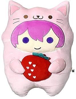 【中古】(非常に良い)すとぷり 2021 NEW YEAR オフィシャルグッズ すとぷり あにまるぬいぐるみくっしょん（さとみ）