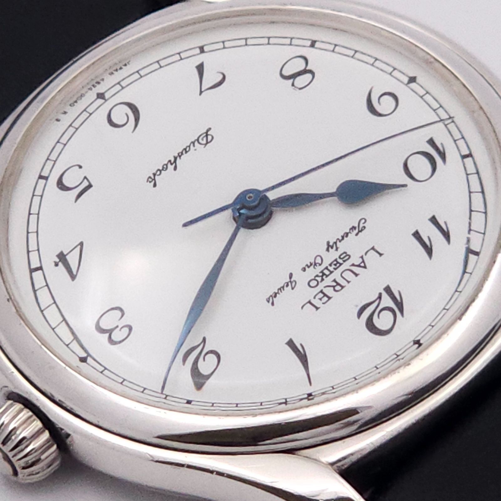 ☆良品 SEIKO セイコー ローレル 4S24-0040 手巻 動作品 琺瑯文字盤
