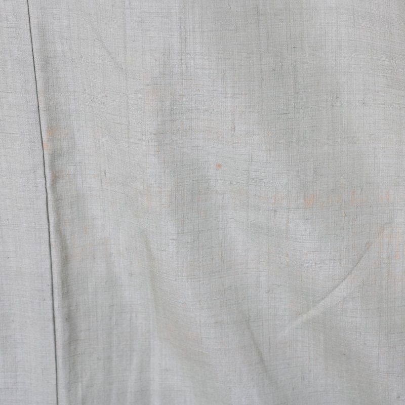 結城紬　無地 男物 本場結城紬 高機 杢無地 キングサイズ 巾広 奥順謹製 生成り系色
