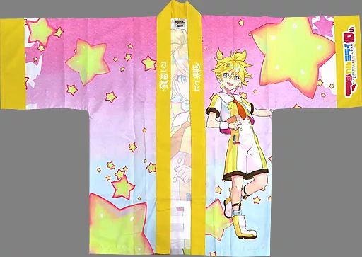 【】衣類 鏡音レンver. フルグラフィック LIVE ハッピ フルカラー フリーサイズ 「初音ミク マジカルミライ 10th Anniversary」 受注限定