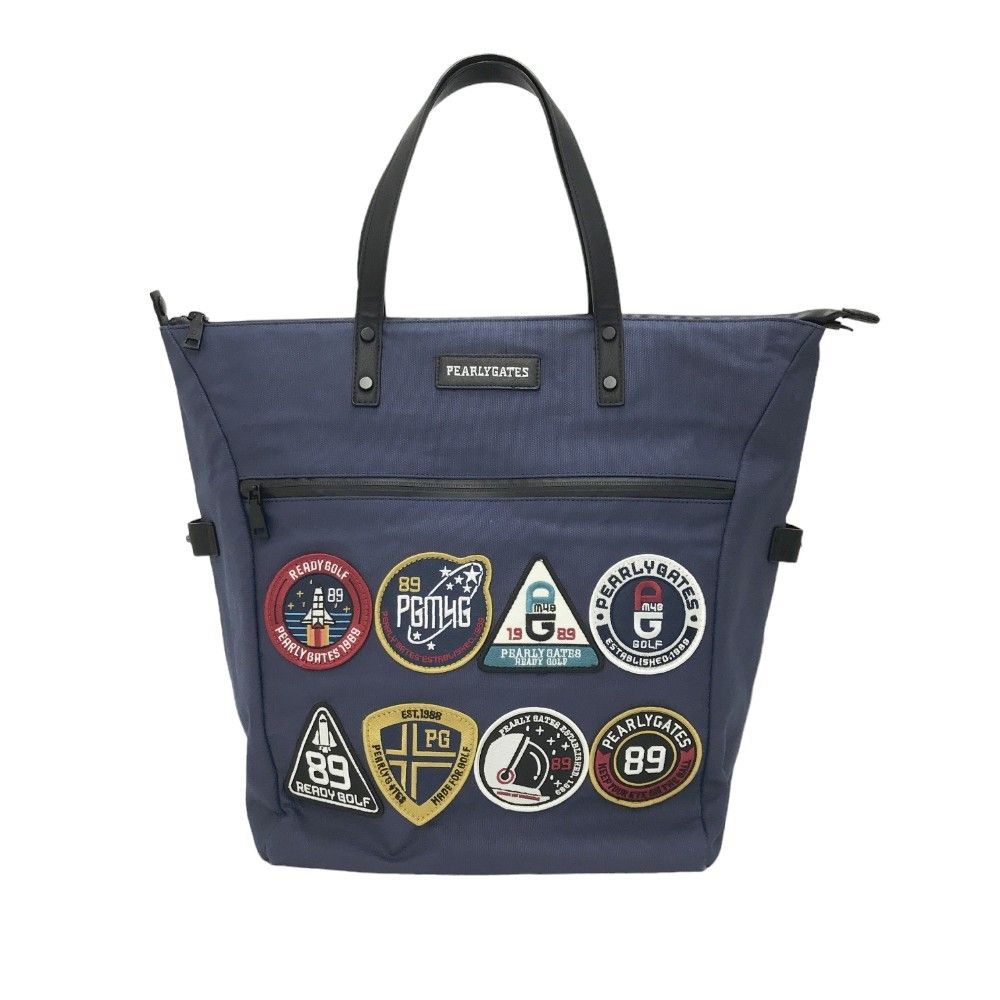 パーリーゲイツ　ゴルフ　ロッカーバッグ　トートバック・ボストンバック　青　ブルー パーリーゲイツ ゴルフ A4対応 フリンジハンドル ロッカーバッグ