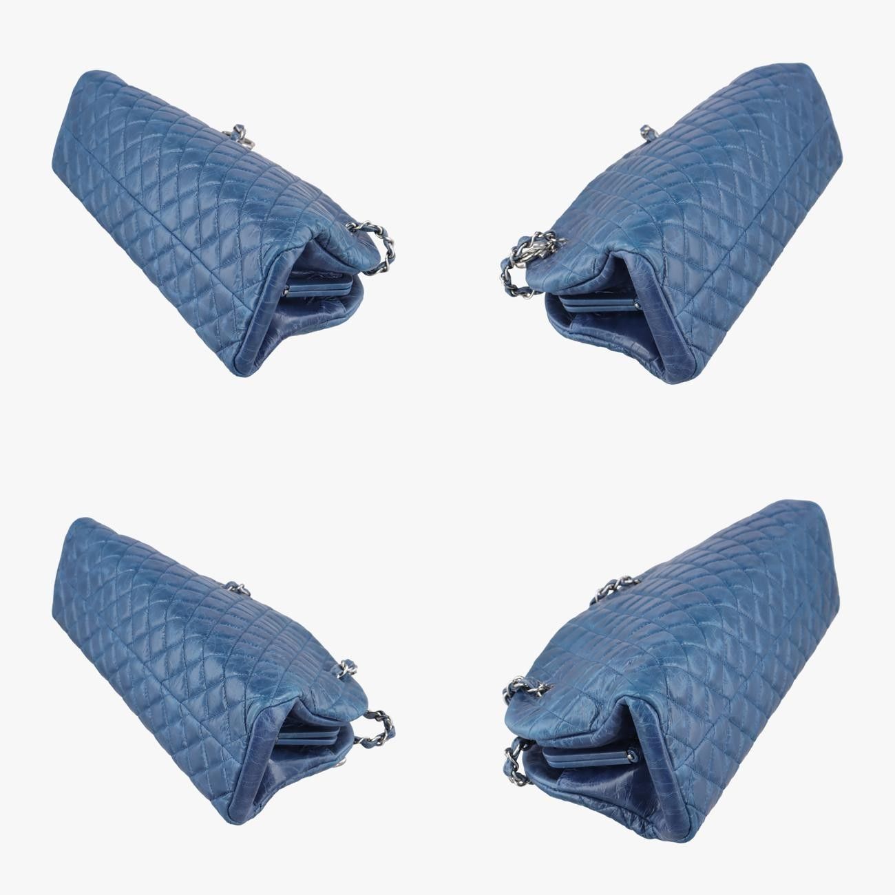 シャネルChanelマドモアゼル ボーリングブルーレザーA6686915749321