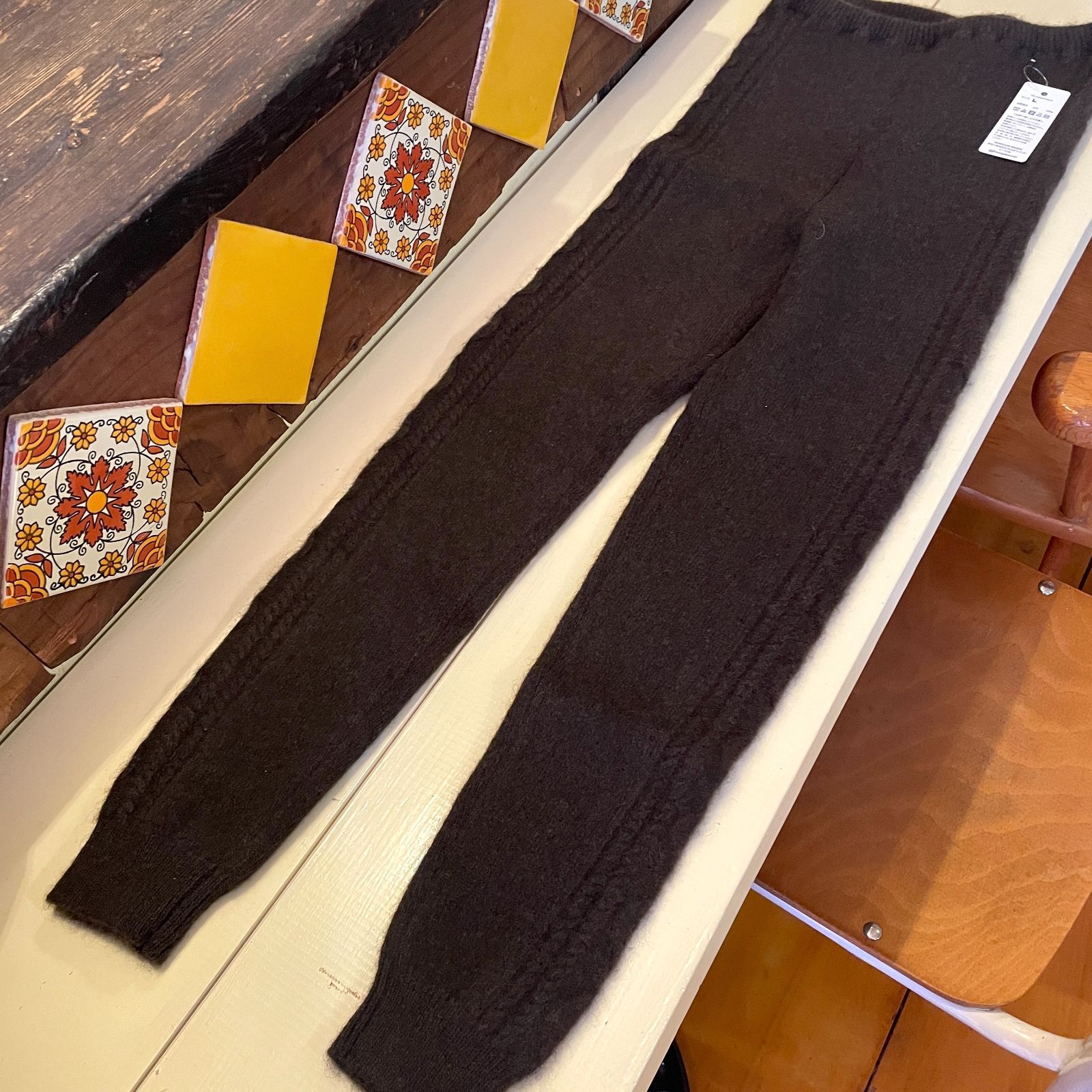 ヤクナチュラルウール100％レギンス