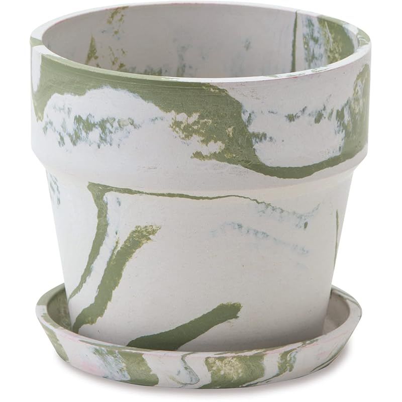 ポッシュリビング 植木鉢 アーバンプランツポット 約φ38×H39.5cm ミルク|ピスタチオ 81152