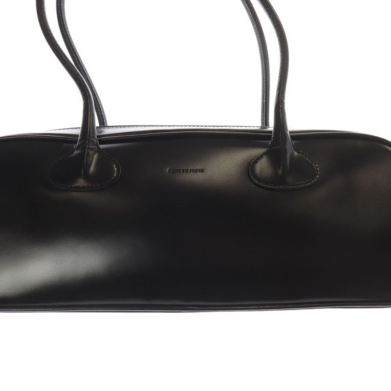 FOTTSFOTTS レザーハンドバッグブラック