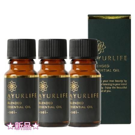 Tree of life 生活の木 アーユルライフ ブレンド精油 静-sei- 10ml 3個セット