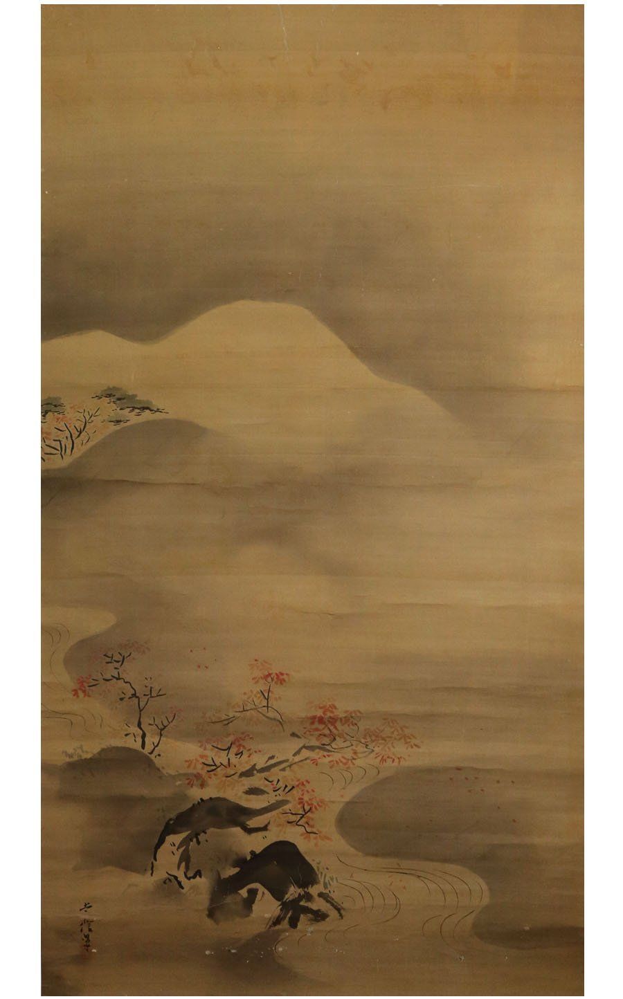 日本画/加藤美代三作/那智の滝 那智の滝