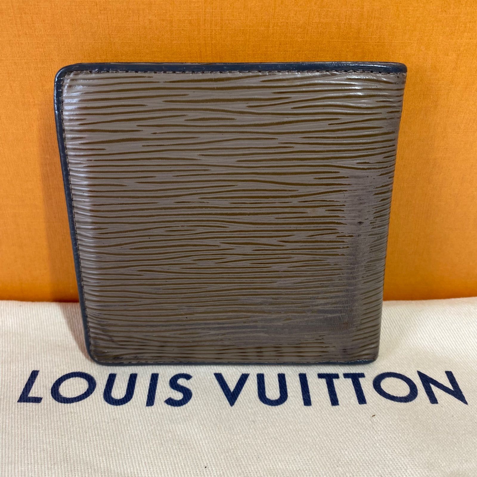 🖤美品🖤LOUISVUITTON ポルトフォイユマルコ　エピ　オリーブ　折財布　シリアルナンバーあり！ルイヴィトン