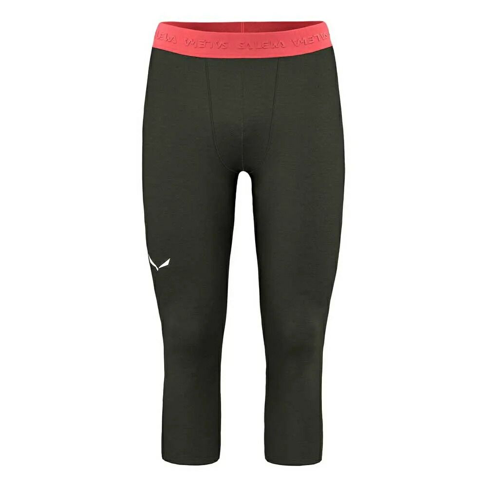 お取り寄せ ２～４週間で発送 サレワ クリスタロ ワーム AMR 3|4 レギンス Dark Olive WA Cristallo Warm AMR 3|4 Leggings t
