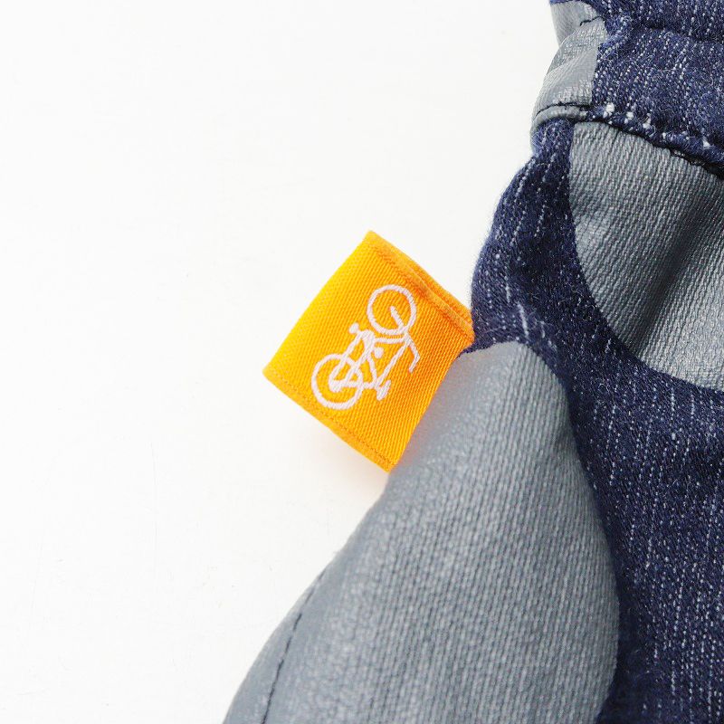 sousou×le coq sportif パッチワーク デニムパンツ ルコック