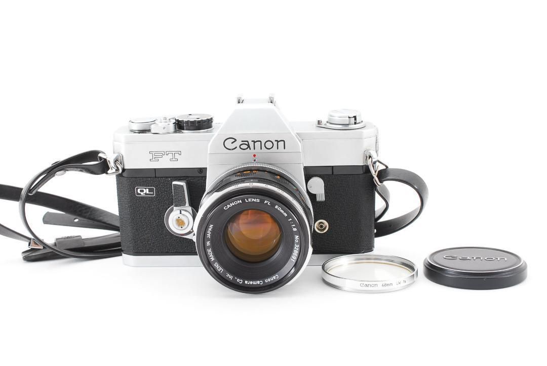 完動品】Canon FTフィルム一眼レフ FL 50mm F1.8 SO110-