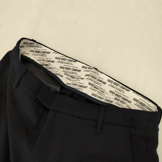 GOOD GRIEF! グッドグリーフサルエルパンツ34 GOOD GRIEF イージースラックス ウール混 XS サルエルパンツ
