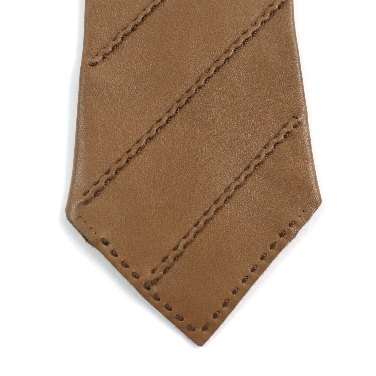 【未使用に近い✨】エルメス ネクタイ ブラウン ニットタイ ワンポイントロゴ ASCOT / ドット ニット タイ（ネクタイ）｜ascot（アスコット