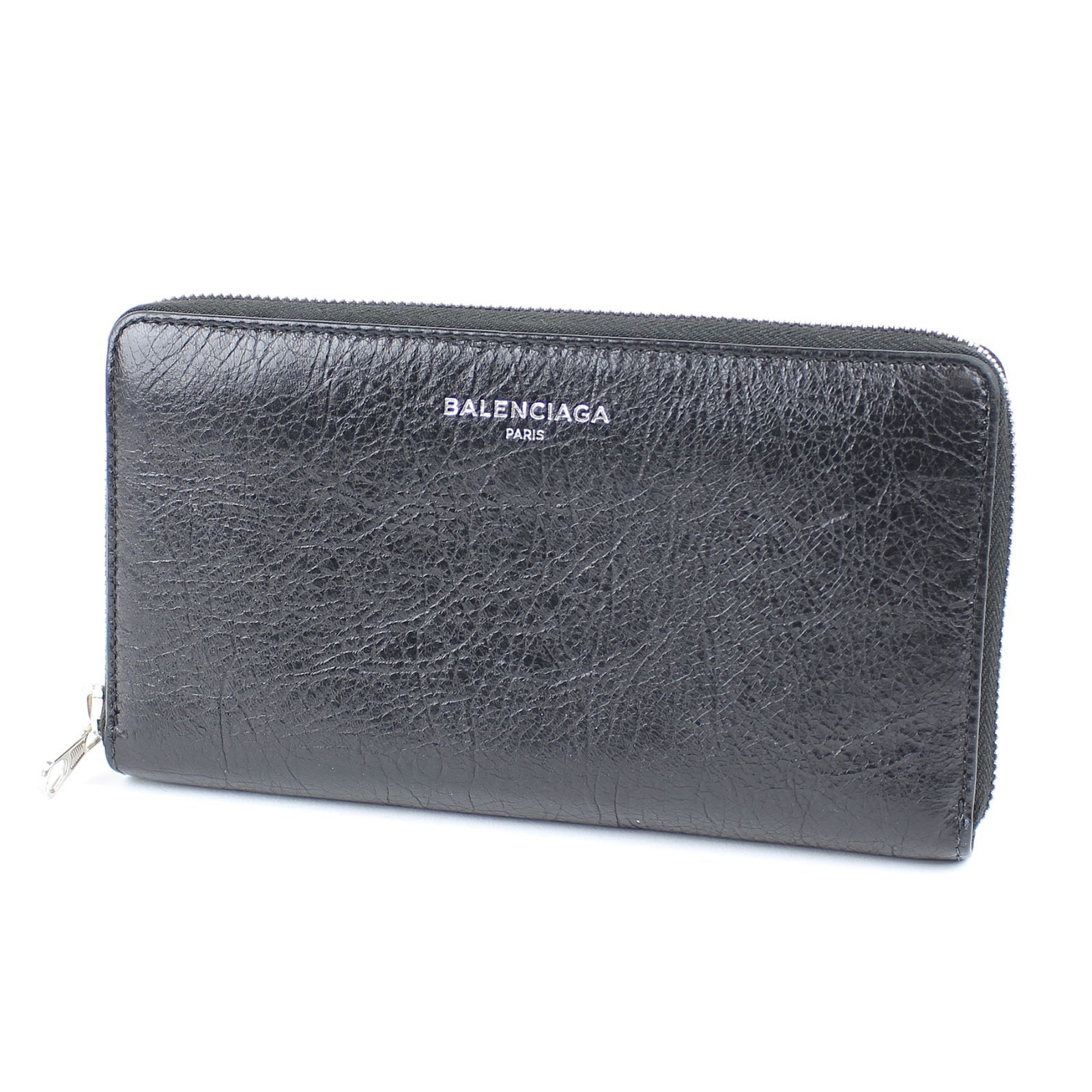 BALENCIAGA バレンシアガ 長財布 ブラック 黒 カーフ 美品 - メルカリ