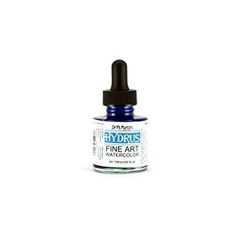 驚きの破格値 【中古】(未使用･未開封品)　Dr. Ph. Martin's Hydrus Fine Art Watercolor 1.0 oz Turquoise Blue (34H) 7z28pnb その他
