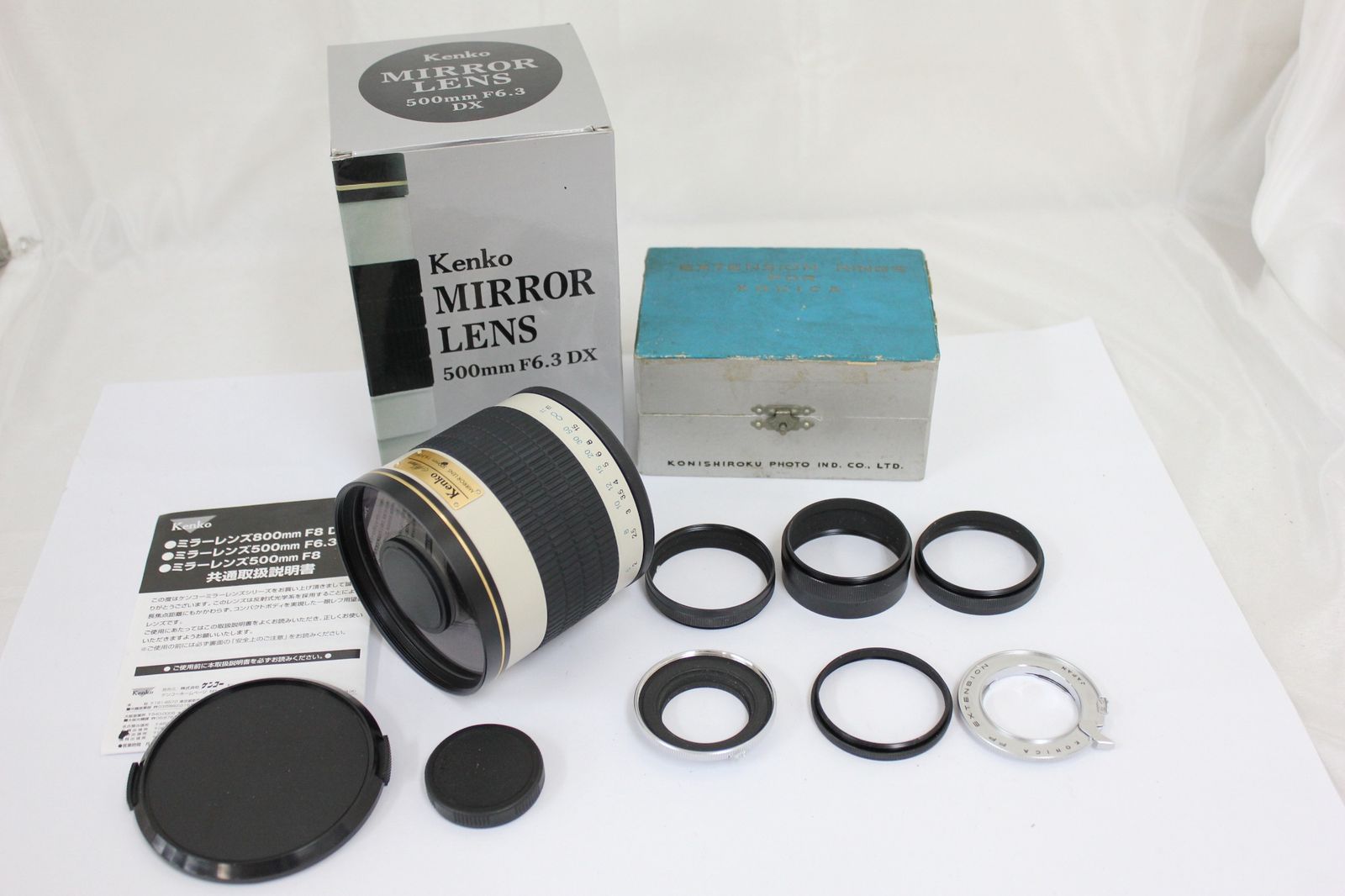 外観美品】 【元箱付き】ケンコー Kenko Mirror Lens 500mm F6.3 外観美品】 【元箱付き】ケンコー Kenko Mirror Lens 500mm F6.3