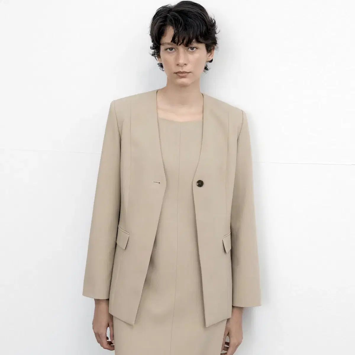 オテット octette HAIM ベルト付きジャケット フリーサイズ