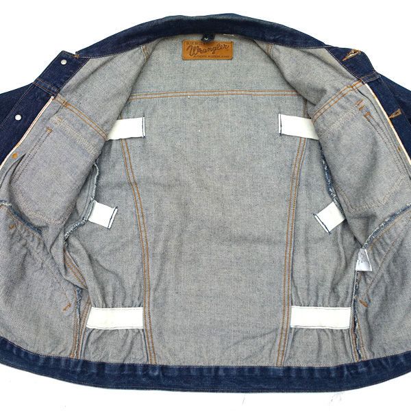 【90s】Wrangler ラングラー 111MJ 復刻 デニムジャケット 日本製 90年代 復刻 Wrangler ラングラー デニムジャケット 124MJ