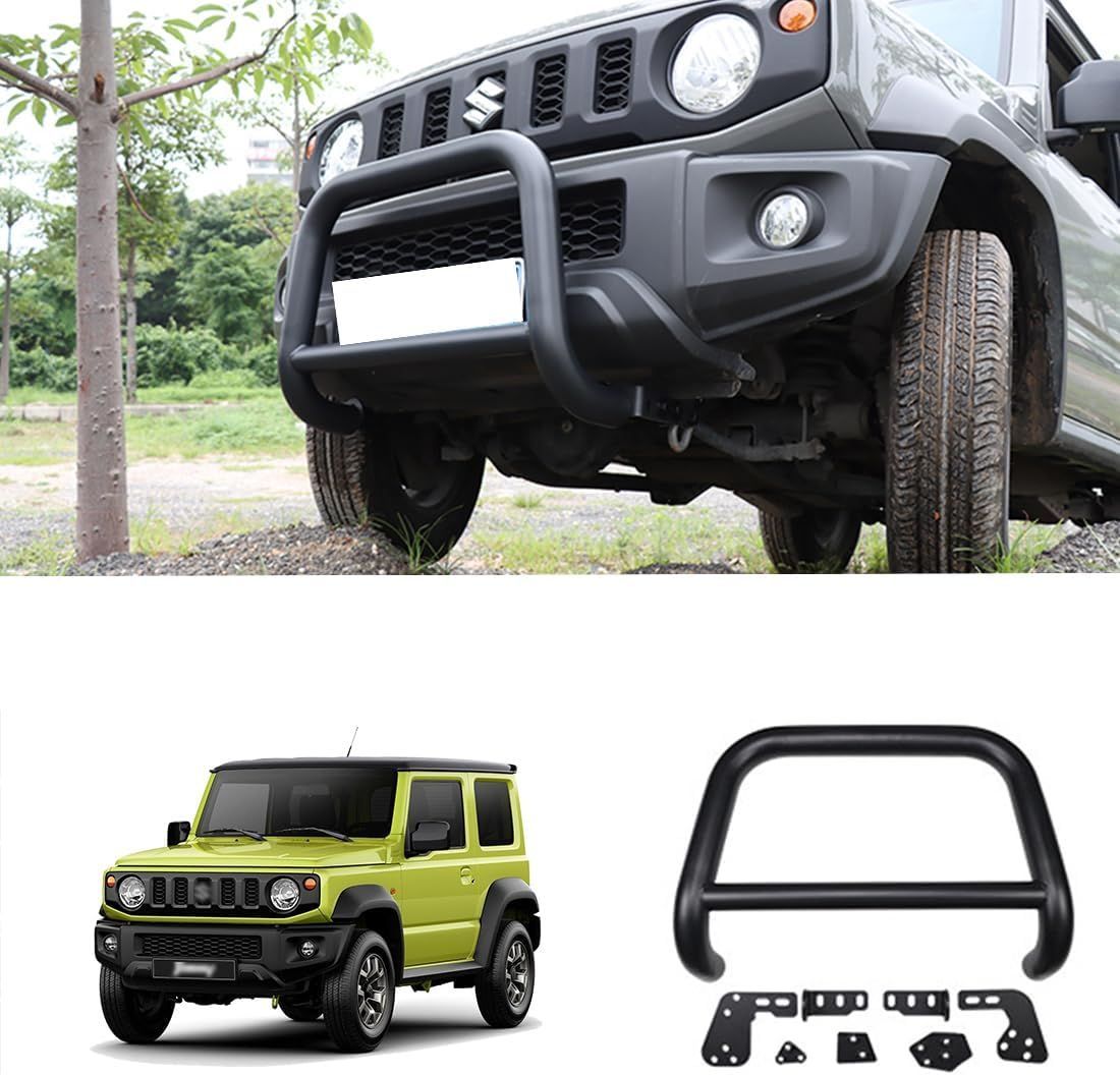 未使用美品◾️JA11 ジムニー 艶消しブラック黒 バンパーガード グリルガード 未使用美品◾️JA11 ジムニー 艶消しブラック黒 バンパーガード グリル