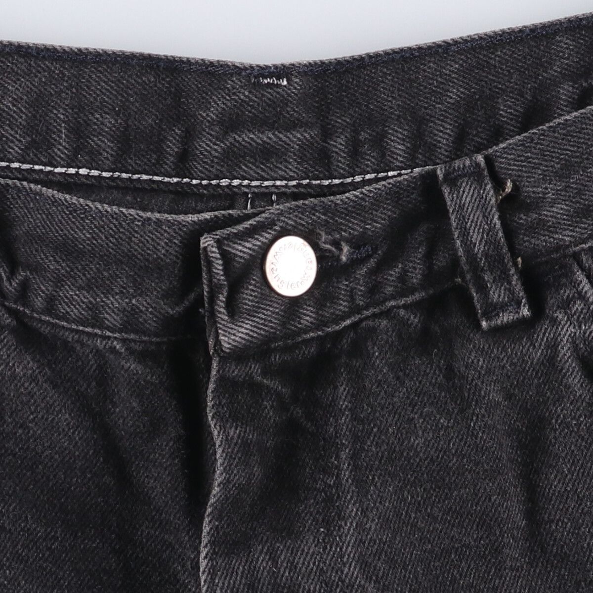 Wrangler ブラックデニムショーツ