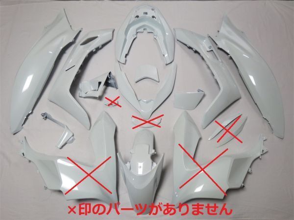 品 PCX pcx 125 150 2018-2020 jf81 kf30 純正タイプ 外装カウル 塗装済 パールジャスミンホワイト
