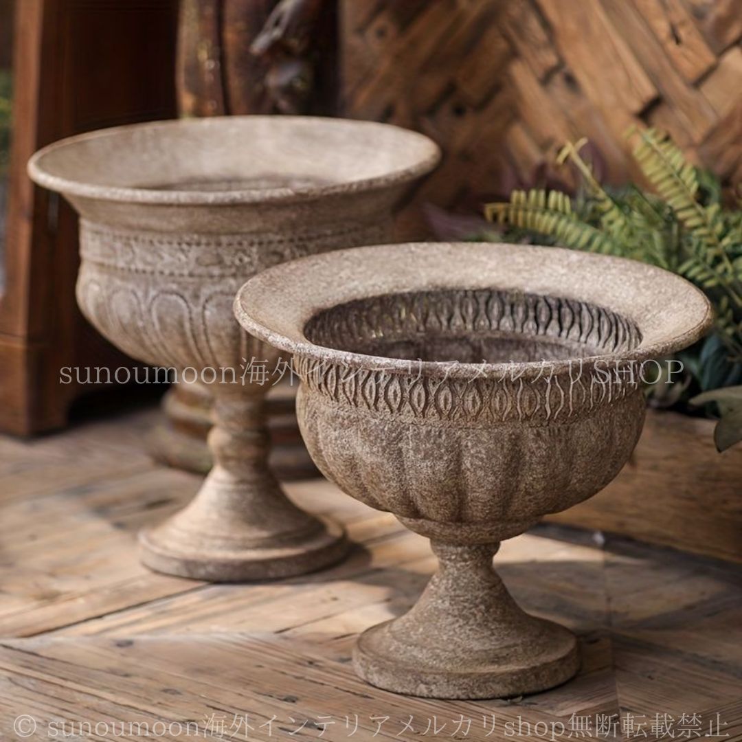 プランター ヴィンテージ調 アメリカンカントリー おしゃれ かわいい 鉢 植木鉢 多肉植物 寄せ植え ガーデン ポット ガーデニング 4-7