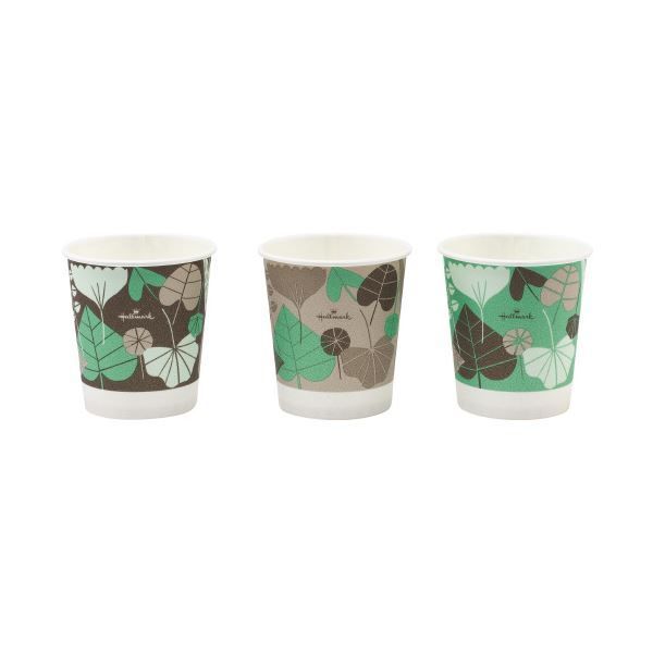 まとめ) サンナップ ストロングカップHMリーフベイン 250mL 50個 3