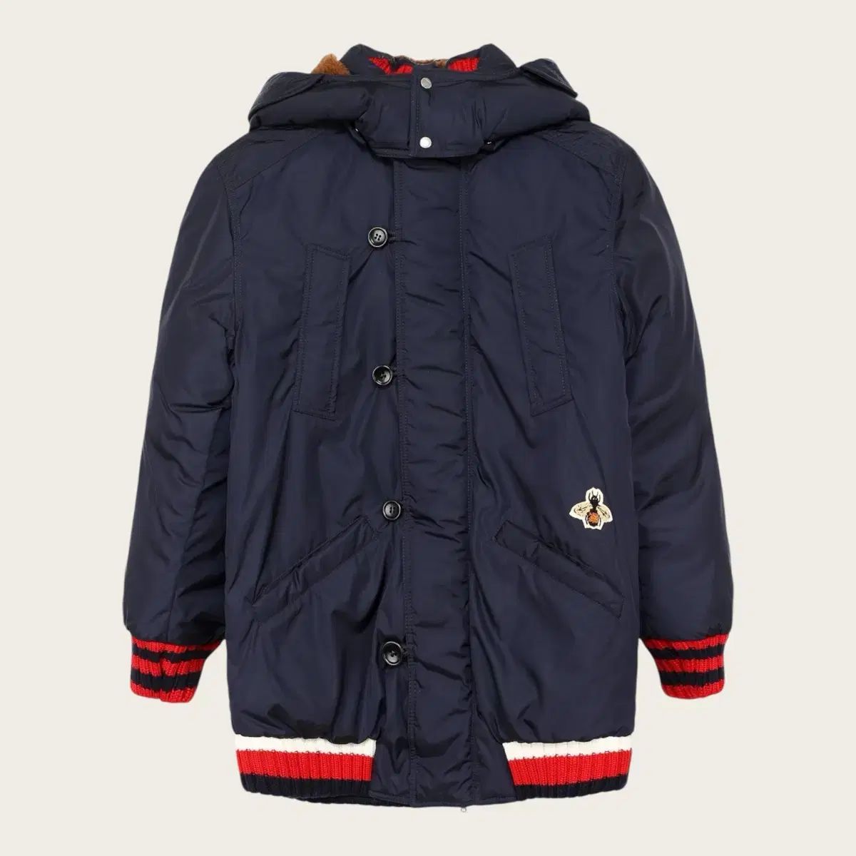 6Y/ グッチ キッズ グースダウン みつばち ダウンジャケット