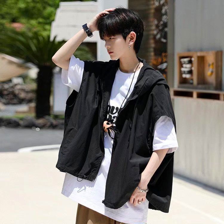 phenomenon ベストパーカー Amazon.co.jp: ベスト レディース フード付き 前開き 夏服