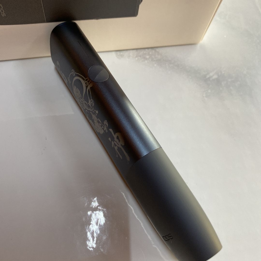 ０ iQOS ILUMA ONE アイコス イルマ ワン レーザー加工＊蓮グレー iQOS ILUMA ONE アイコス イルマ ワン レーザー加工 雷神 風神