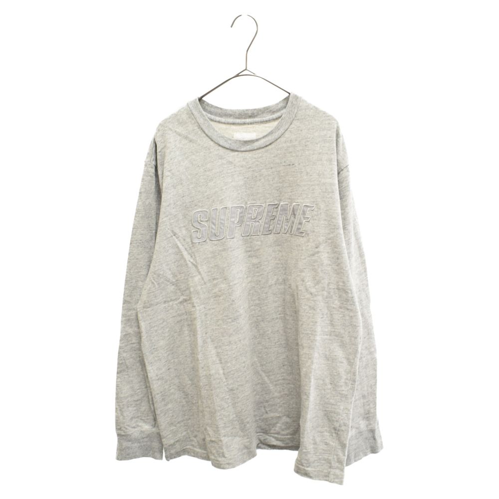 SUPREME (シュプリーム) 17AW Metalic L/S Top メタリック ロゴ 長袖